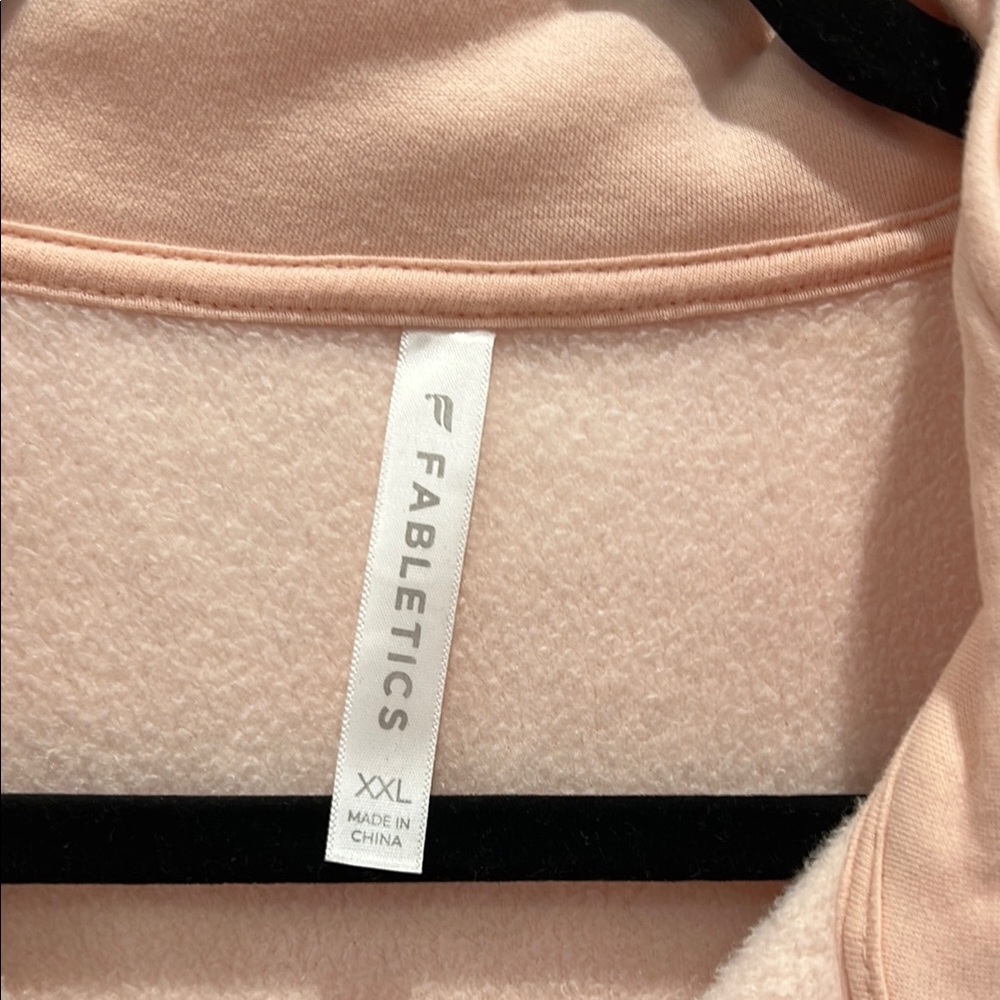 Fabletics Light Pink Half-Zip Jacket - image 2